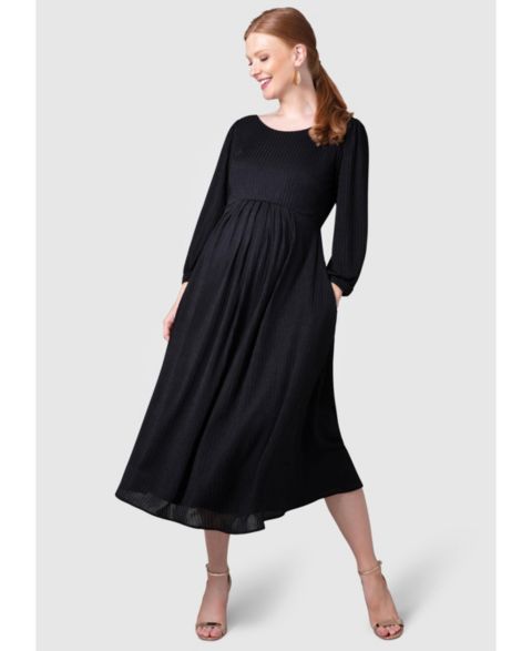 Женское платье Tiffany Rose Maternity Tiffany Rose Isla Ribbed Jersey Dress, цвет: Чёрный