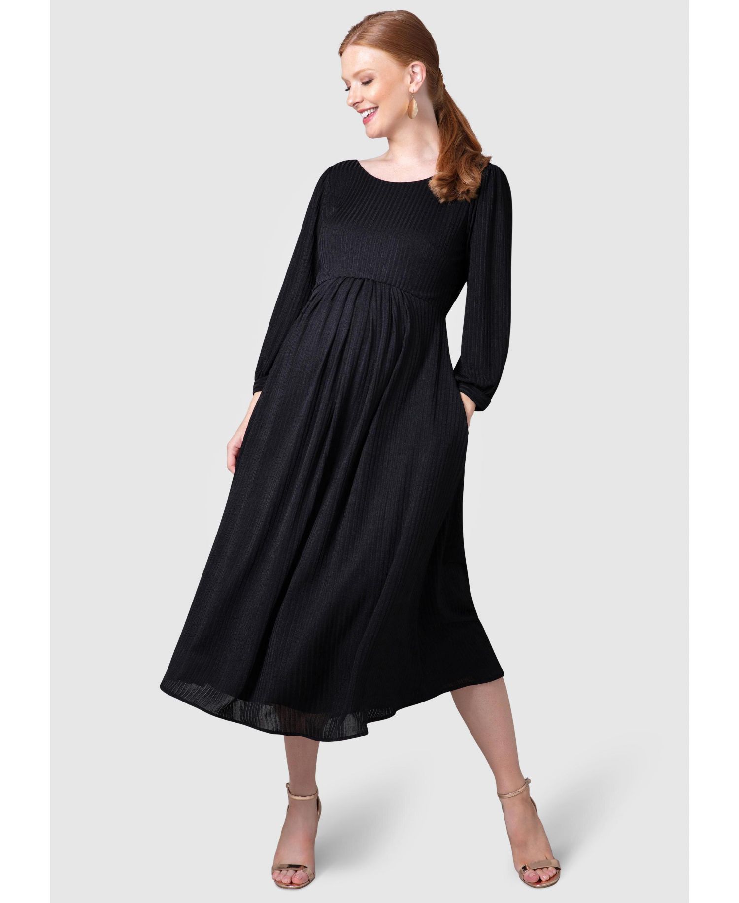 Maternity Tiffany Rose Isla Ribbed Jersey Dress