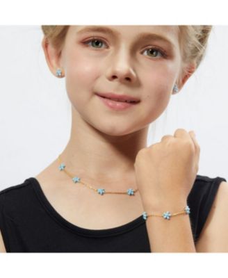 Petit Rosie Bracelet in Sky Blue