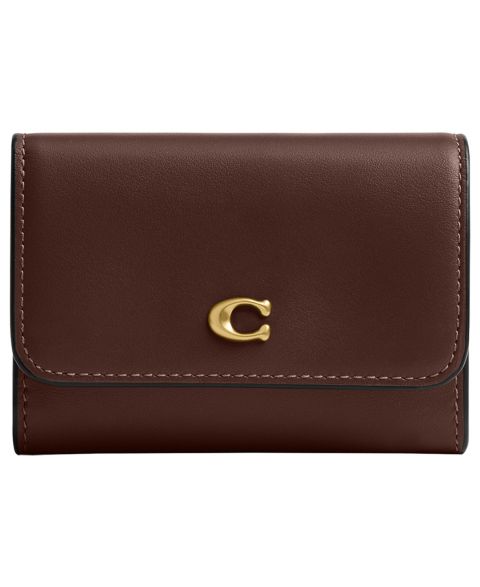 COACH Essential Smooth Leather Flap Card Case