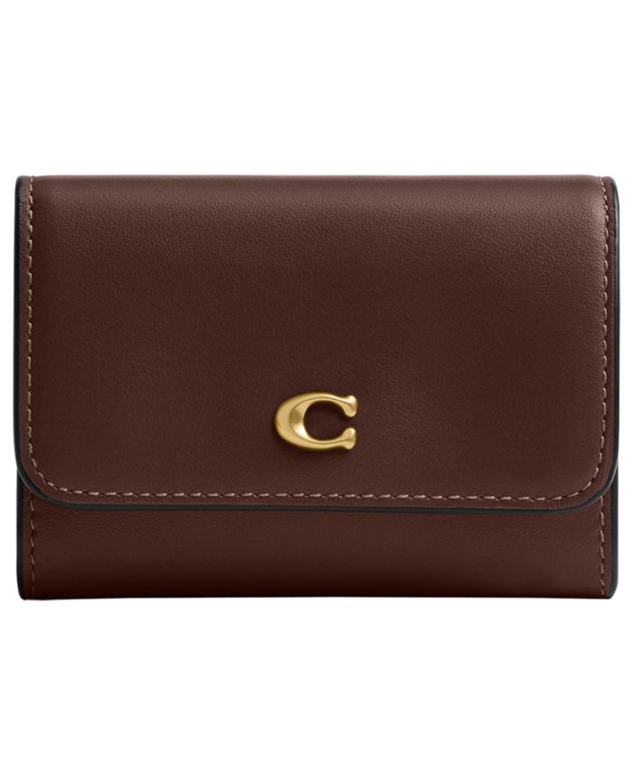 COACH Essential Leather Flap Card Case