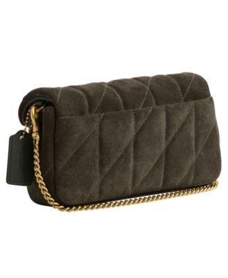 Tabby Mini Quilted Suede Crossbody Bag 19