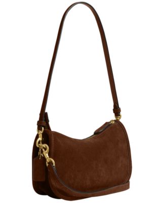 Waverly Small Suede Shoulder Bag