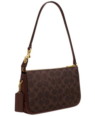 Plaza Small Signature Canvas Shoulder Bag