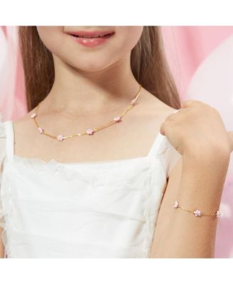 Petit Daisy Pink Necklace