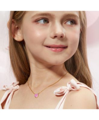 Petit Love Necklace in Rose