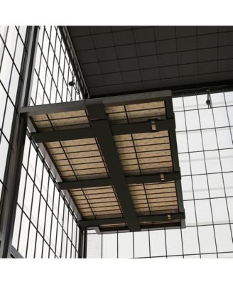 Weld Wire Catio Outdoor Indoor w/ Waterproof Cover, for 1-3 Kittens