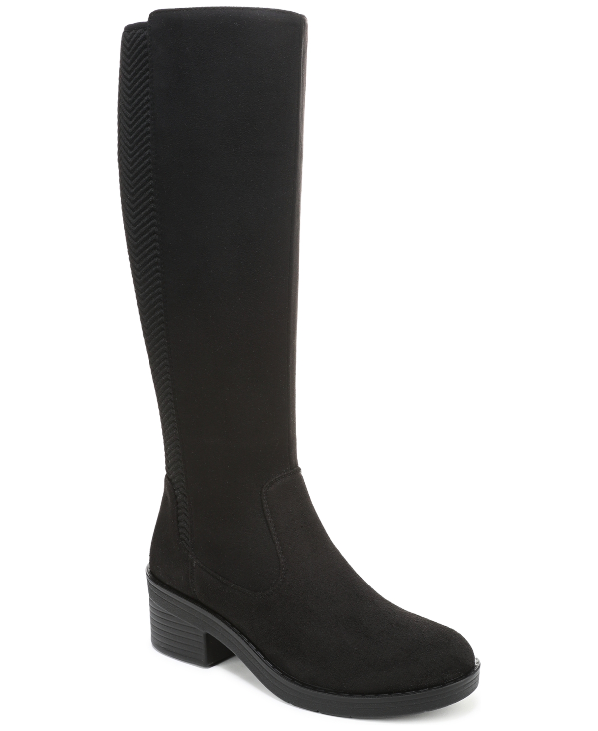 Lifestride Women's Optimum Washable Zipper Tall Boots In Black