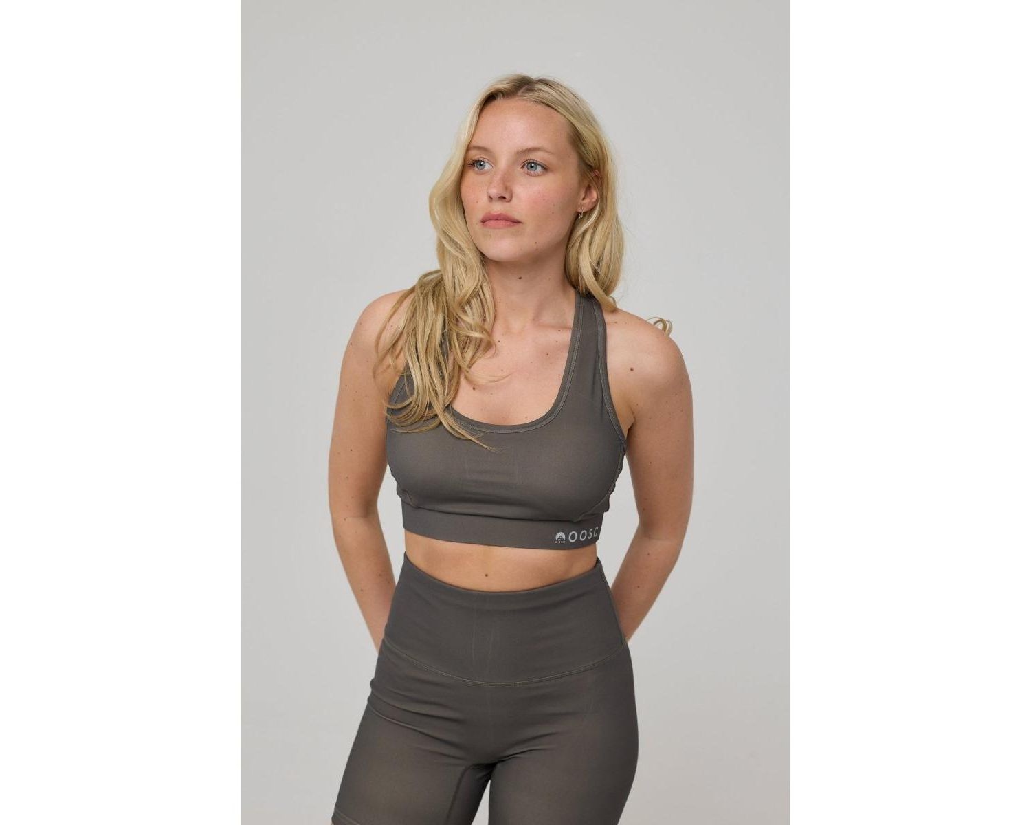 Women's High Support Elite Crossback Sports Bra - Khaki
