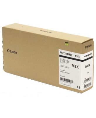 Canon PFI-1700 Pigment Ink Tank (2-Pack, Matte Black) in Retail Packaging