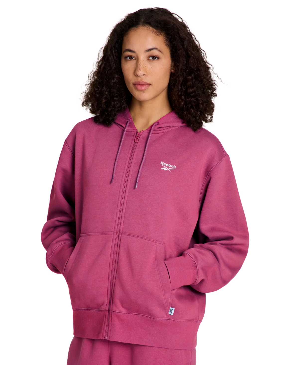 Reebok Women's Long Sleeves Sweatshirt In Pink
