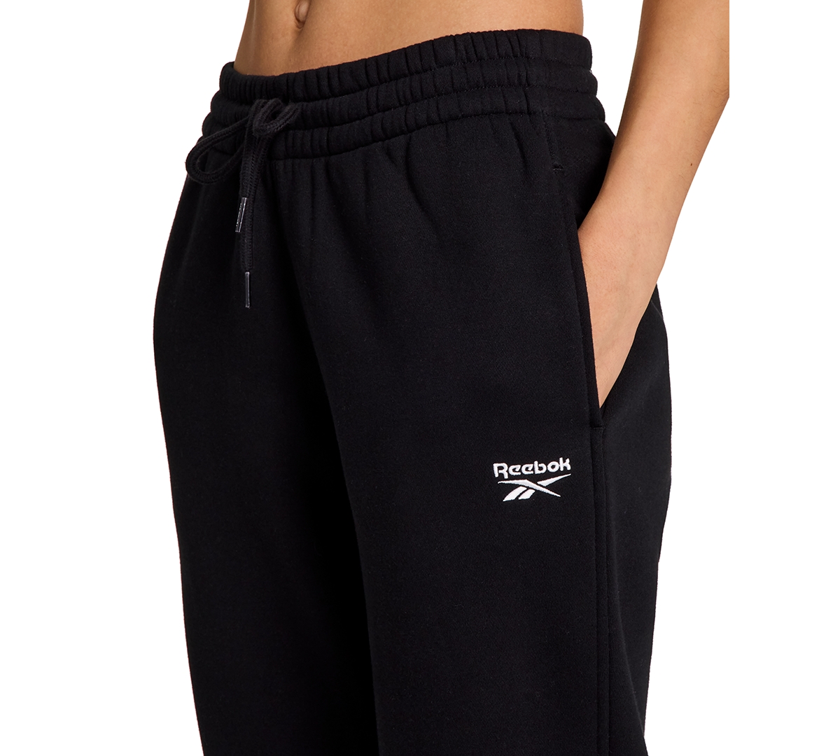 Reebok Women's Straight Leg Sweatpants In Black
