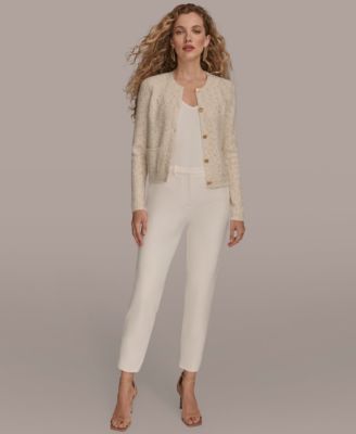 Women's Metallic Cardigan Sweater