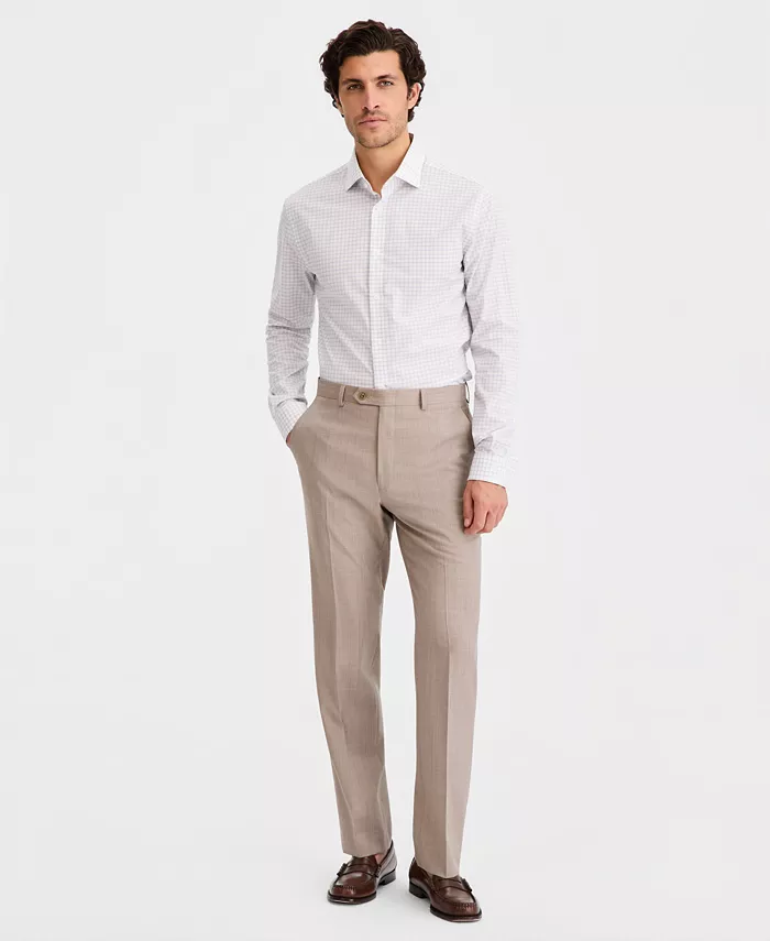 Men's Classic Fit Wool Blend Suit Separates Pant - thumbnail 2