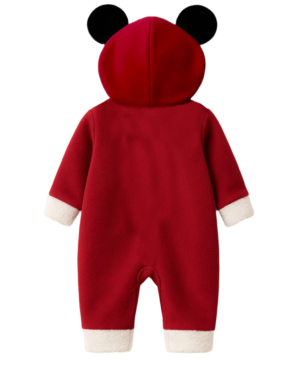 Disney Baby Boys Mickey Mouse Santa Long Sleeve Coverall