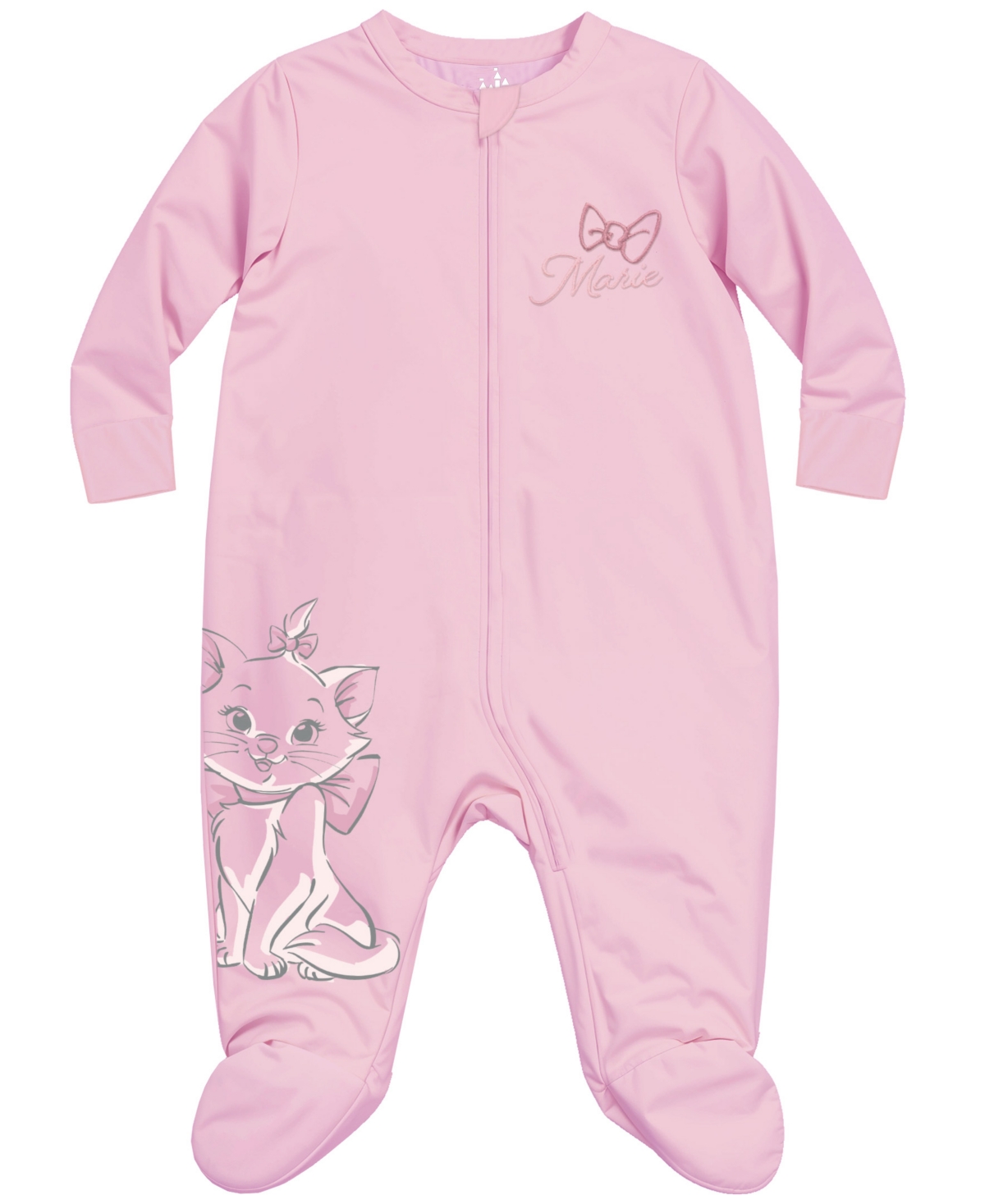 Disney Baby Girls 3-Piece Marie the Cat Long Sleeve Coveralls and Hat Set