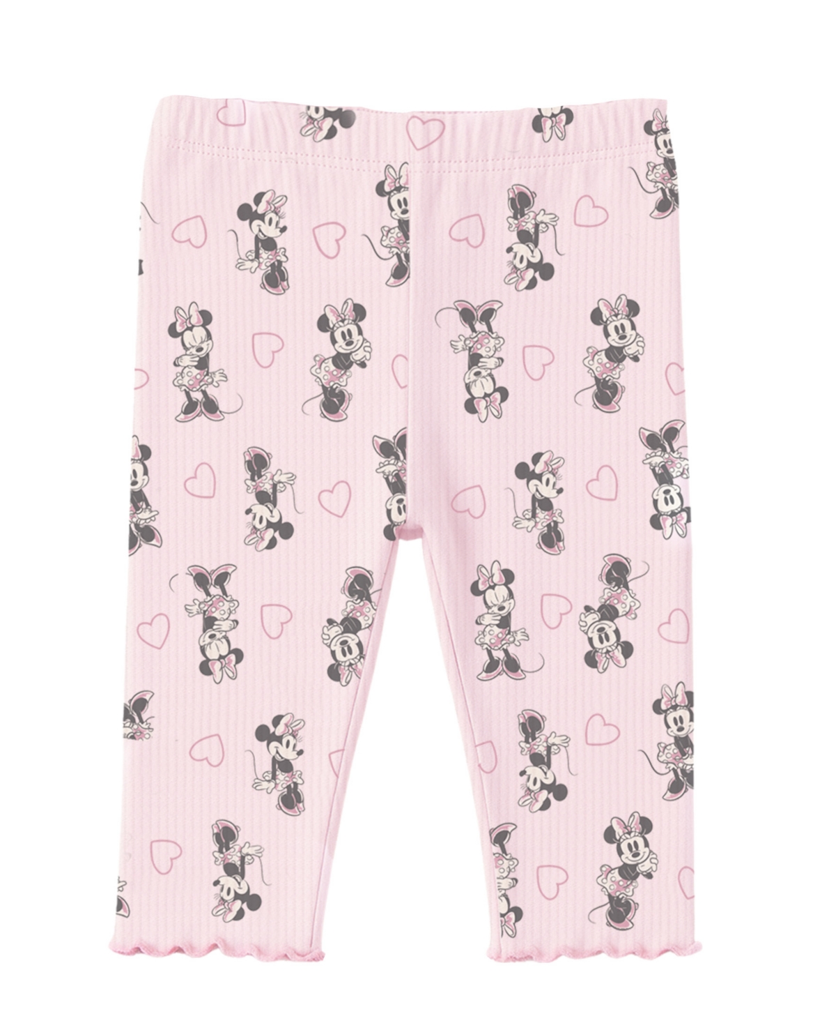 Disney Baby Girls 3-Piece Minnie Printed Bodysuit, Pants and Headband Set