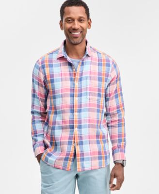 Tommy Bahama - Men's Palma Roja Plaid Cotton Button Shirt