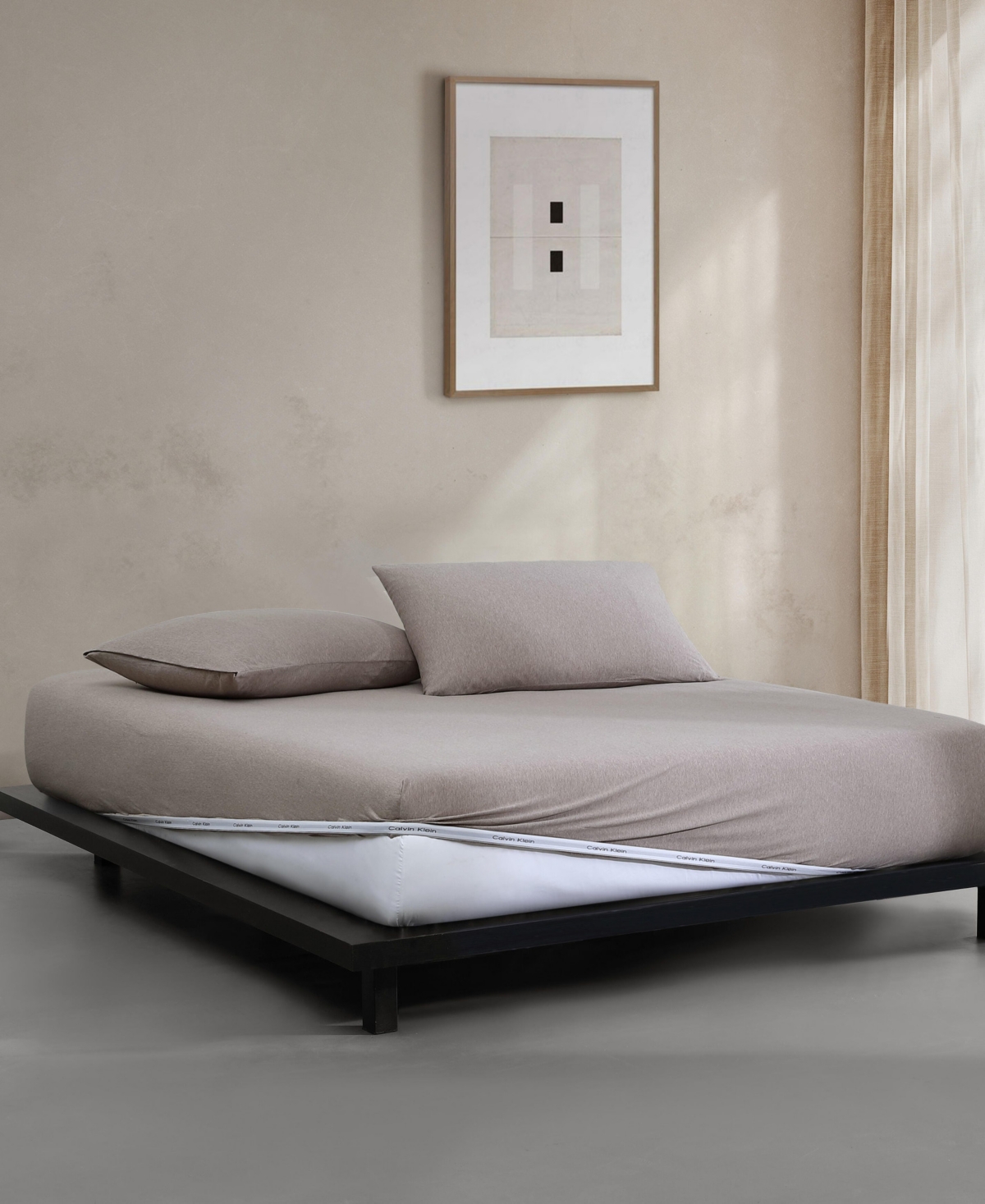 Calvin Klein Modern Cotton Melange Tencel Jersey 3-pc. Sheet Set, Twin In Multi