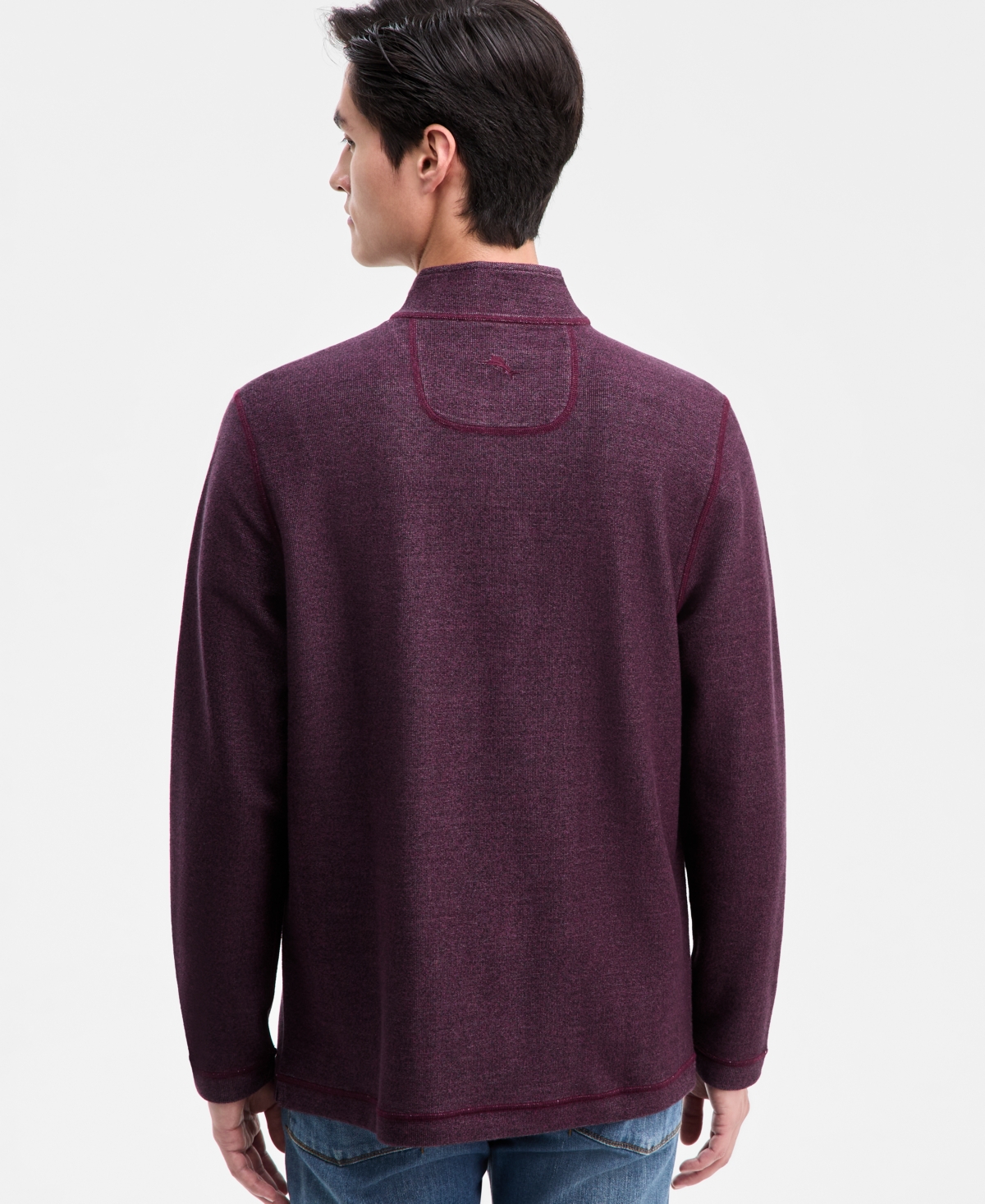 Tommy Bahama Men's Bayview Reversible Quarter-Zip Sweater