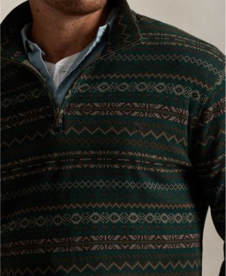 Men's Big & Tall Estate-Rib Quarter-Zip Pullover Sweater