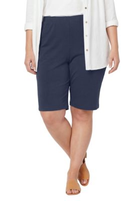Plus Size 7-Day Knit Bermuda Shorts