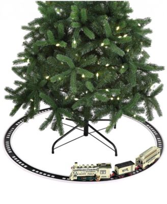 Animated Train Around the Tree