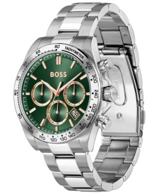 Men's Hero 2.0 Quartz Fashion Chrono Stainless Steel Watch, 44mm