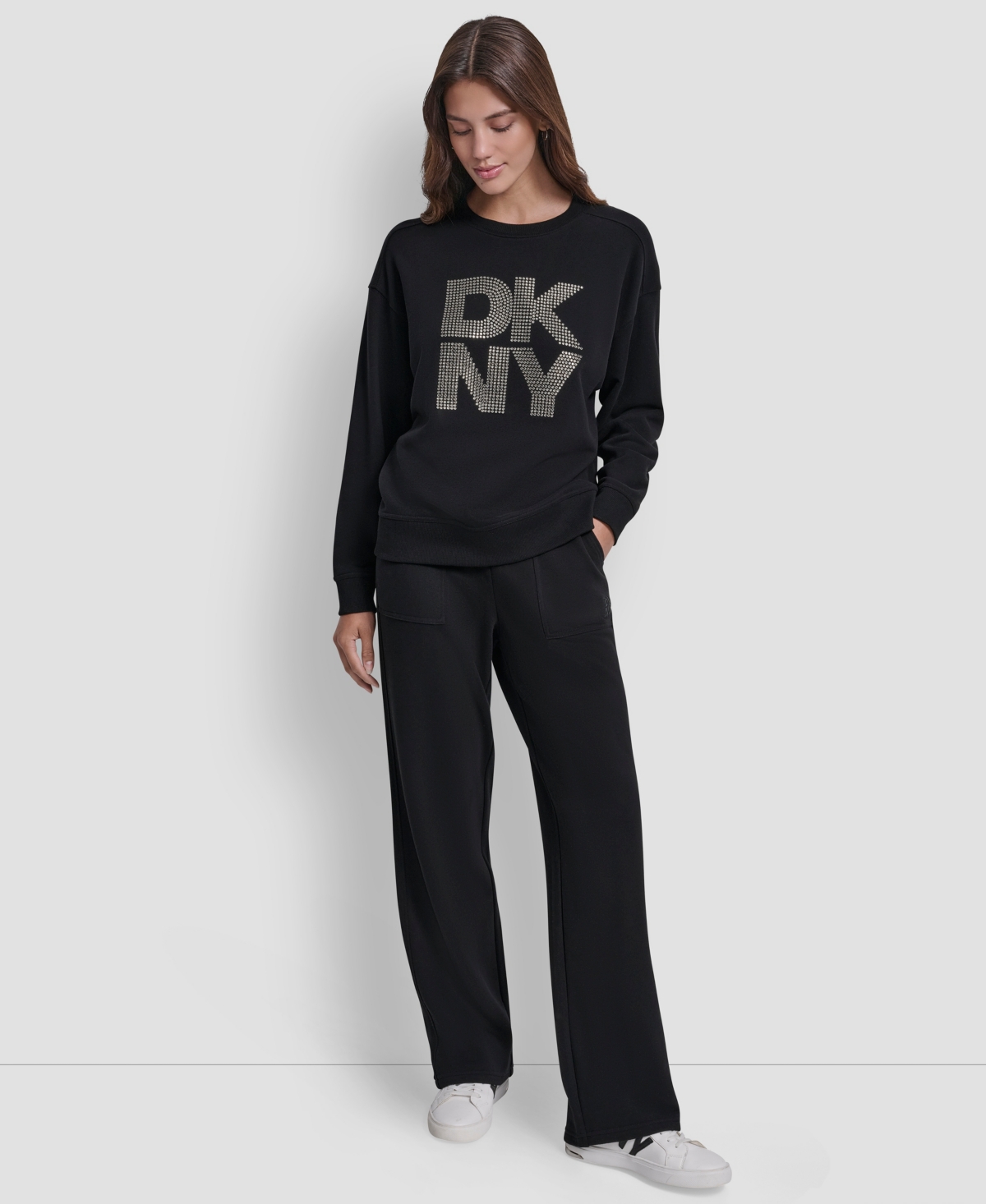 Dkny Jeans Petite Pull-on Pants In Black