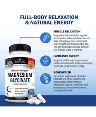 Magnesium Glycinate 500mg, 120ct