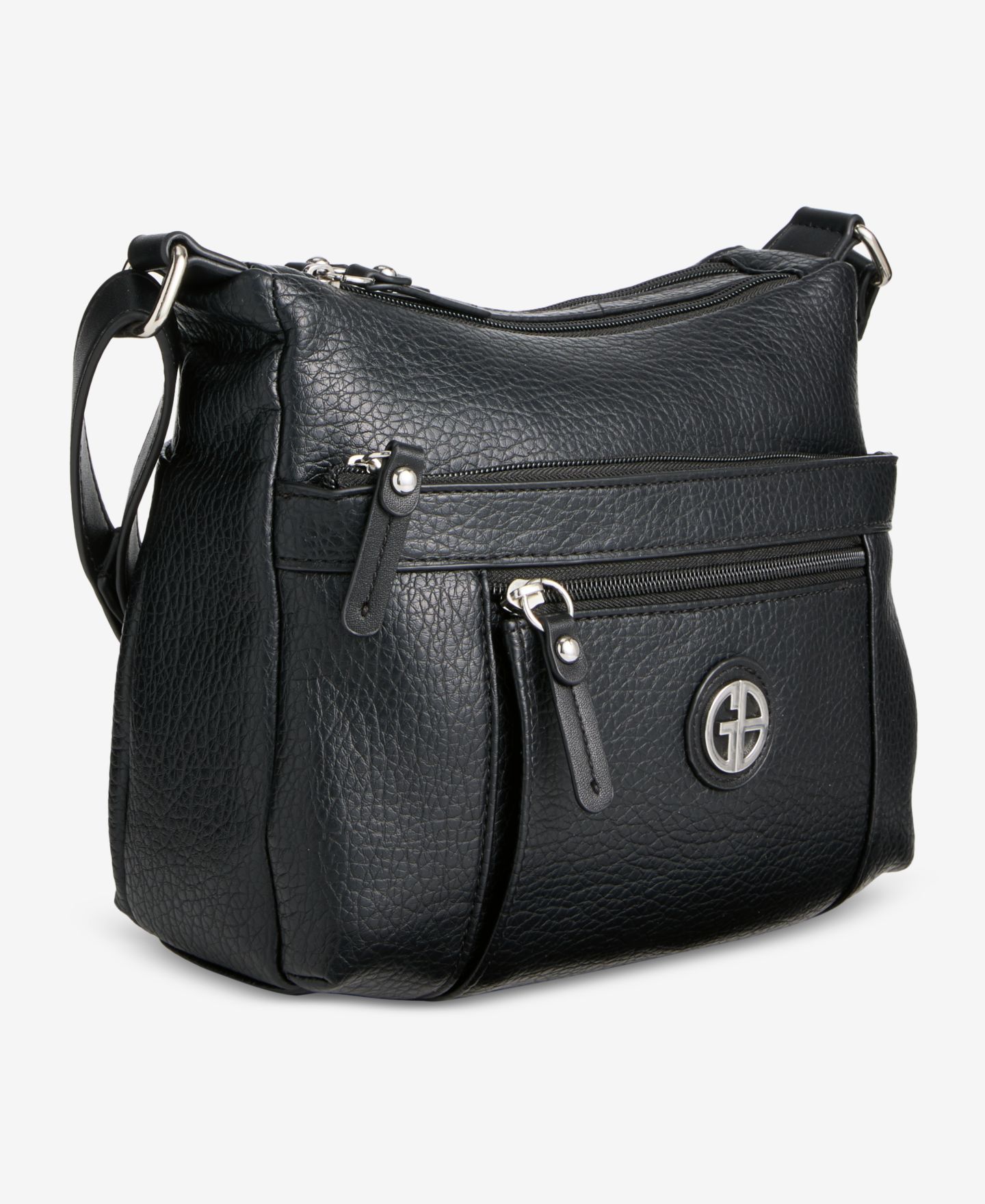 Женская сумка Giani Bernini Small Pebble Hobo, цвет: Чёрный — фото 4