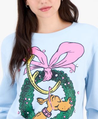 Juniors' Max The Grinch Holiday Graphic Sweatshirt