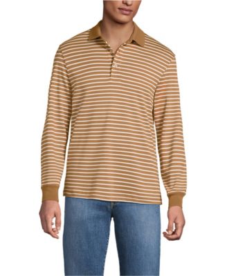 Men's Long Sleeve Cotton Supima Polo Shirt