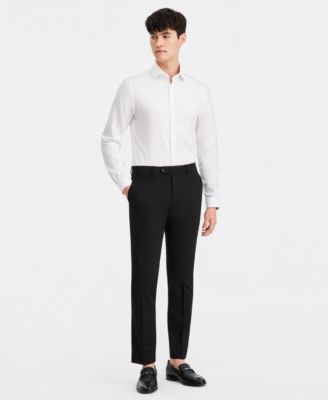 Men's Modern-Fit Wool TH-Flex Stretch Suit Separates Pant
