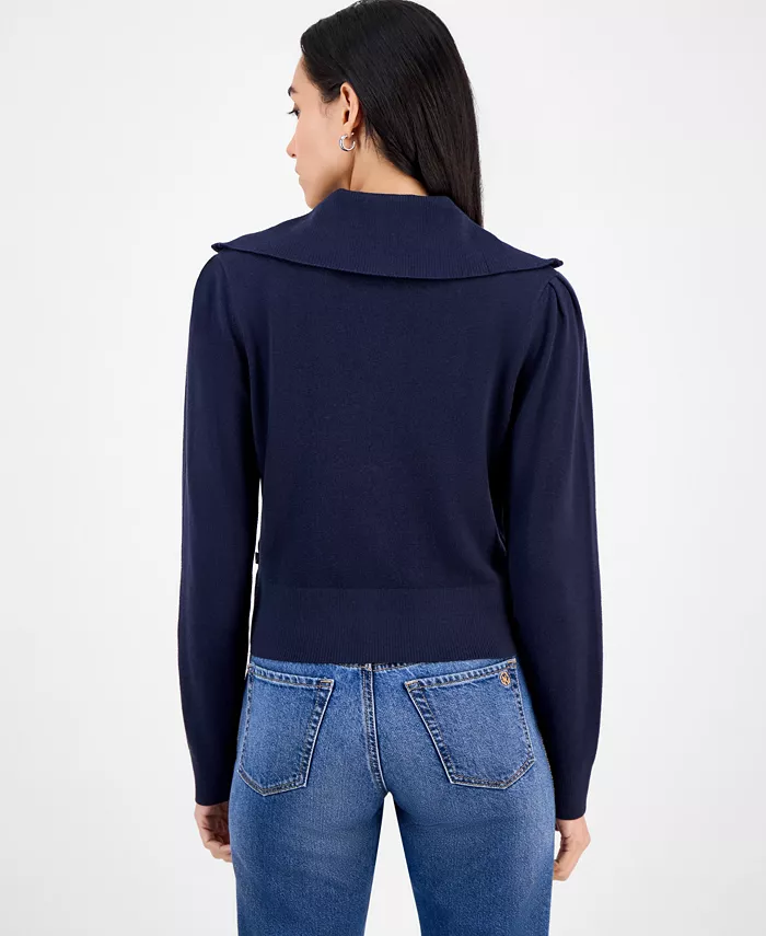 Nautica Women's Cotton Zip-Front Cardigan Sweater - thumbnail 4