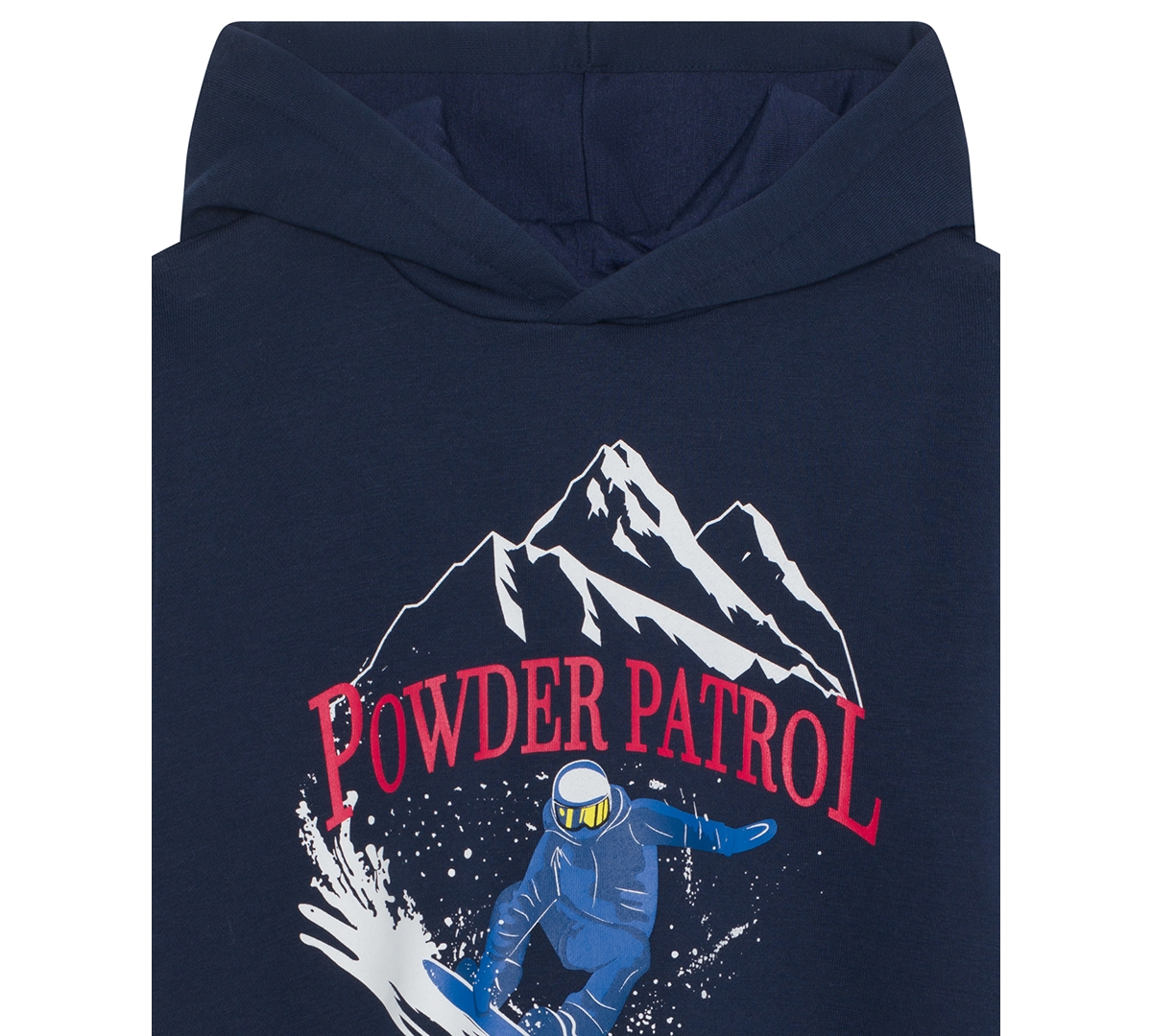 B By Brooks Brothers Boys 8-20 Powder Patrol Graphic Hoodie In Blue