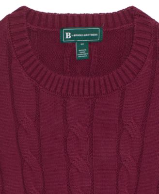 Big Boys' Cable Long Sleeve Sweater