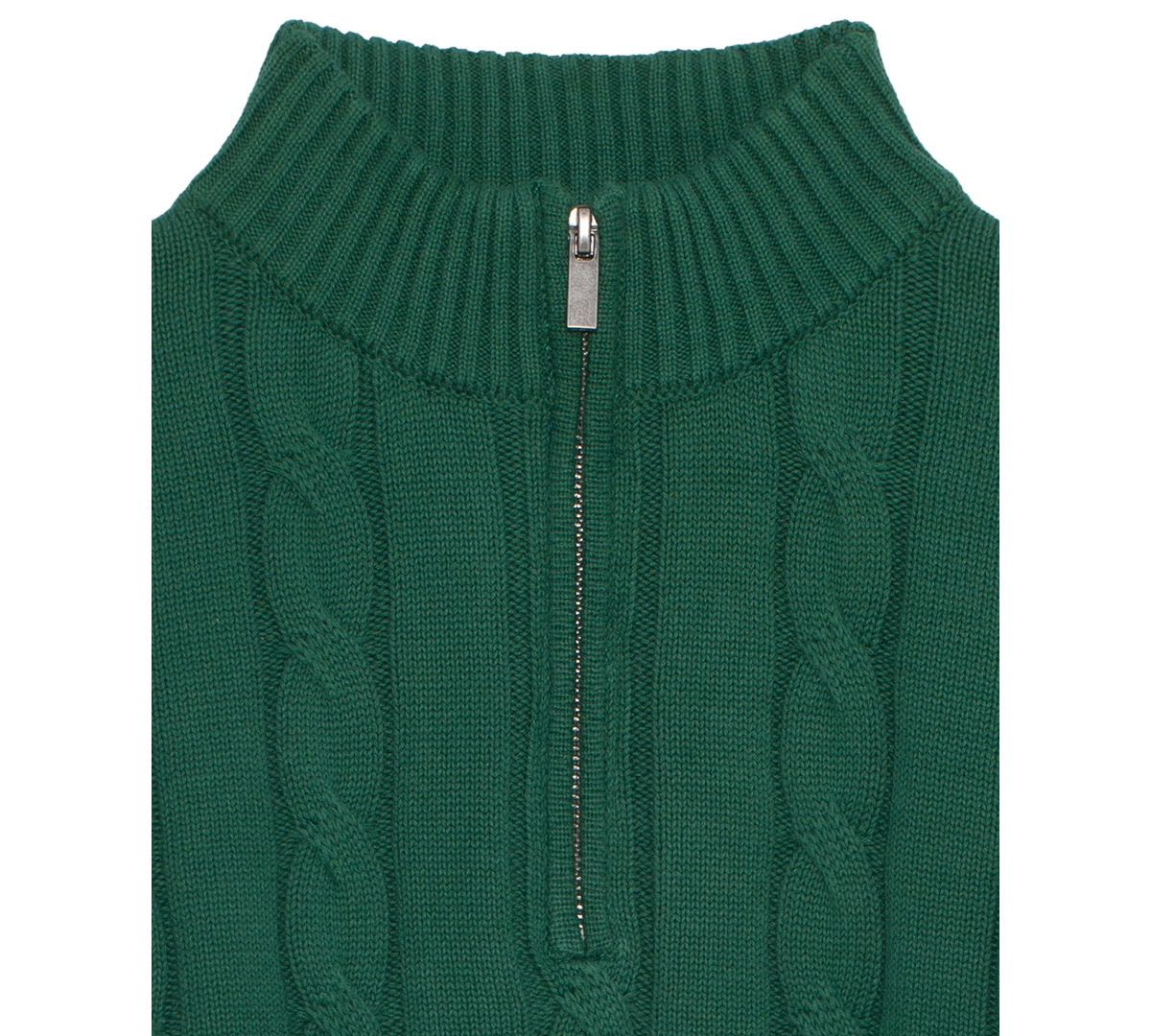 B By Brooks Brothers Big Boys Quarter Zip Mock Neck Sweater