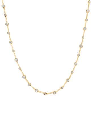 Diamond Necklace (1 ct. t.w.) in 10K White or Yellow Gold