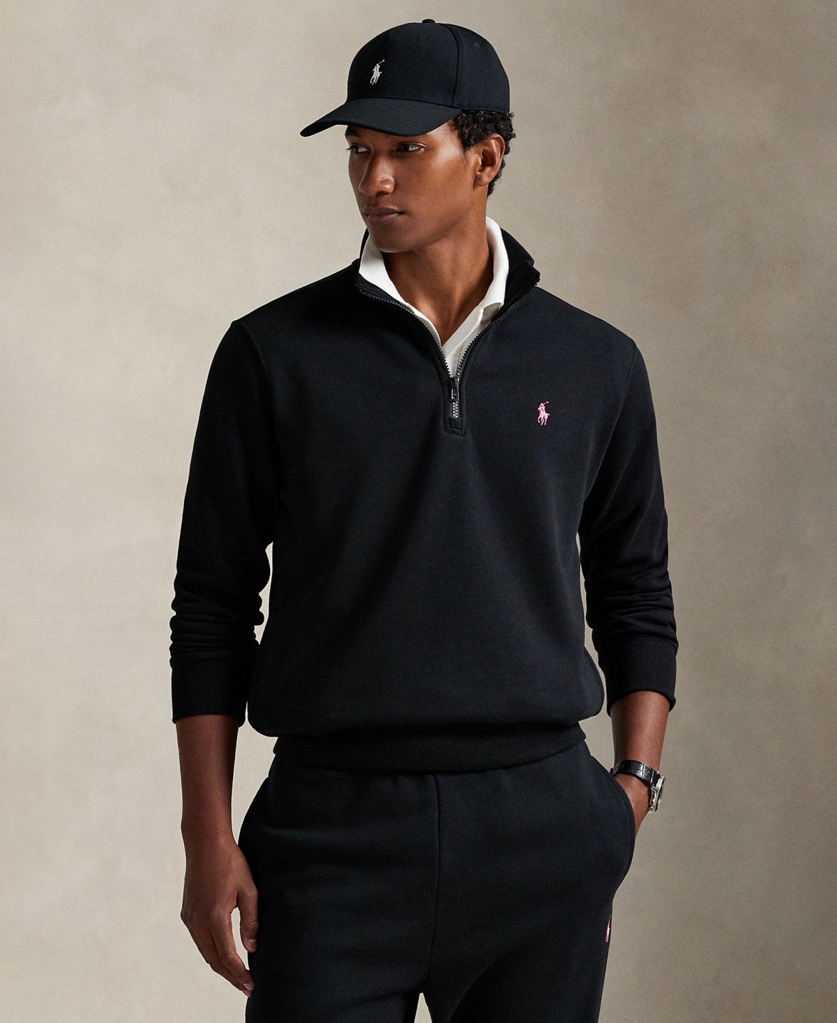 Polo Ralph Lauren Men's Relaxed Fit Sweatshirt In Black
