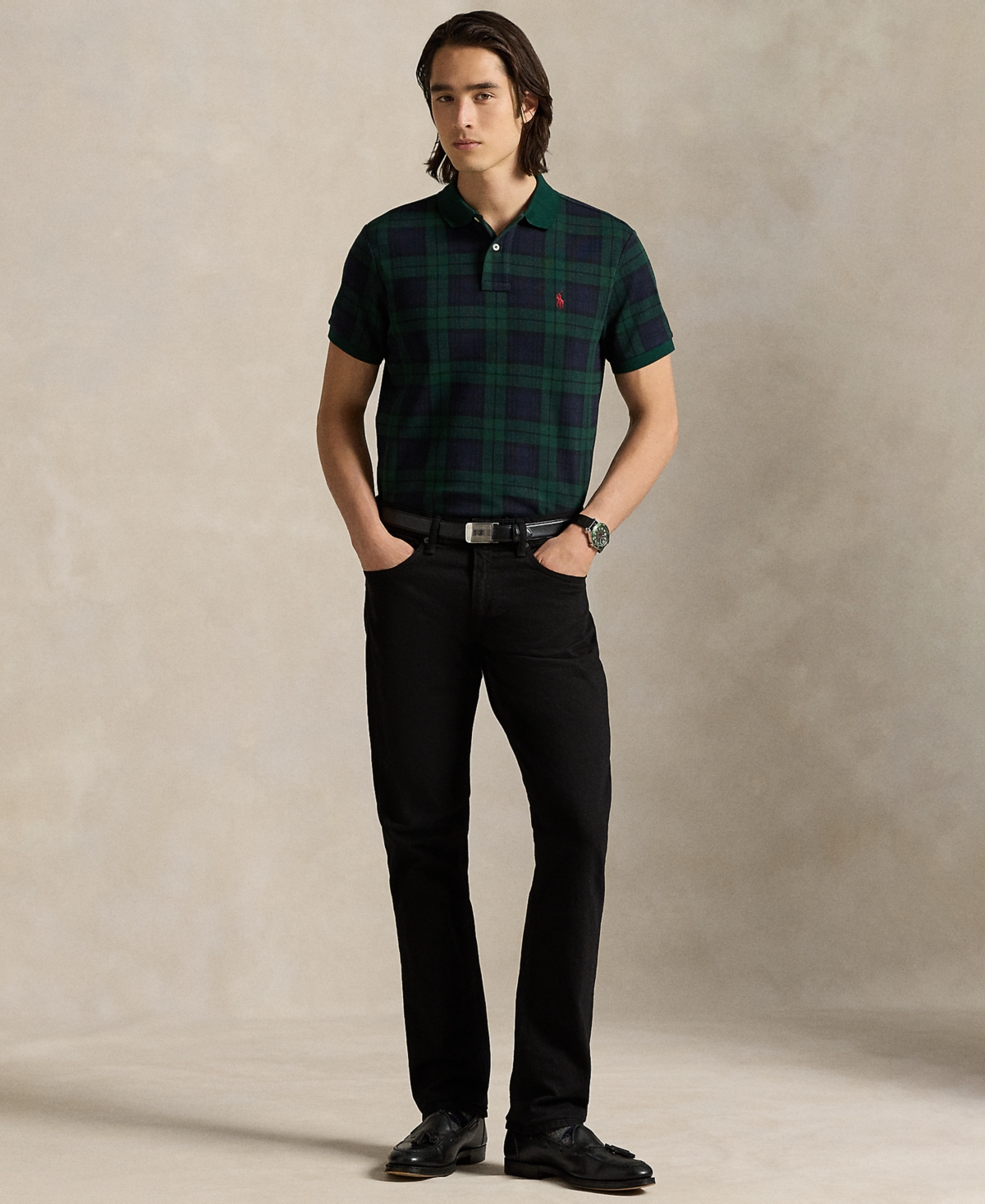 Polo Ralph Lauren Classic Fit Palid Jacquard Cotton Polo In Multi
