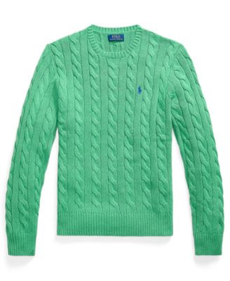 Men's Cable-Knit Cotton Sweater