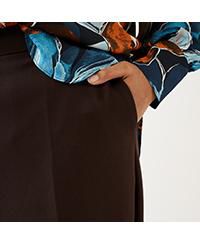 Plus Size Arabica High Rise Straight Modern Pant