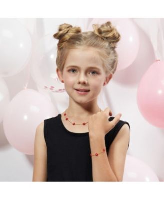 Petit Daisy Red Earrings