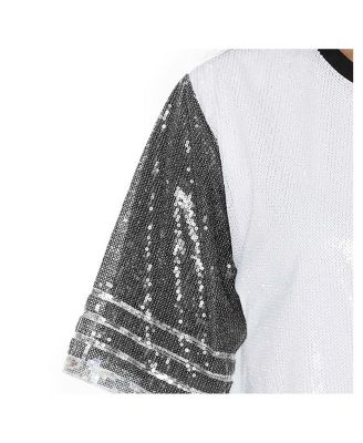 Women's White South Carolina Gamecocks Full Sequin Jersey Dress