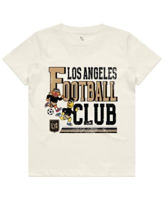 x Sesame Street Big Boys and Girls Cream LAFC Vintage T-Shirt
