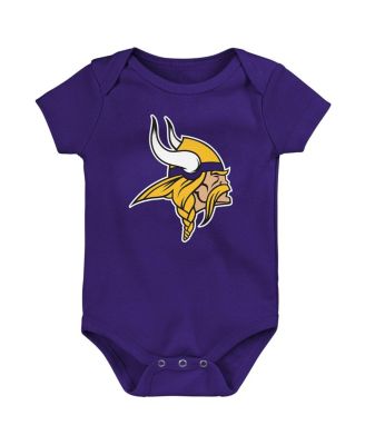 Newborn 3-Piece Minnesota Vikings Little Tike Bodysuit Set