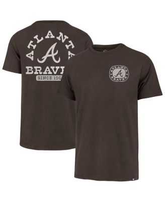 '47 Brand - Men's Brown Atlanta Braves Back Canyon Franklin T-Shirt