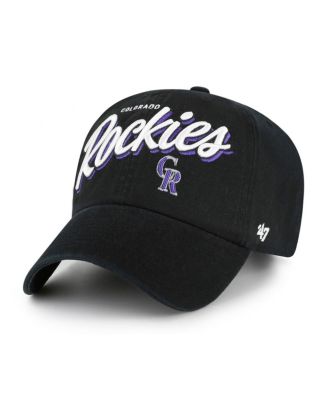 Women's Black Colorado Rockies Ariana Clean Up Adjustable Hat