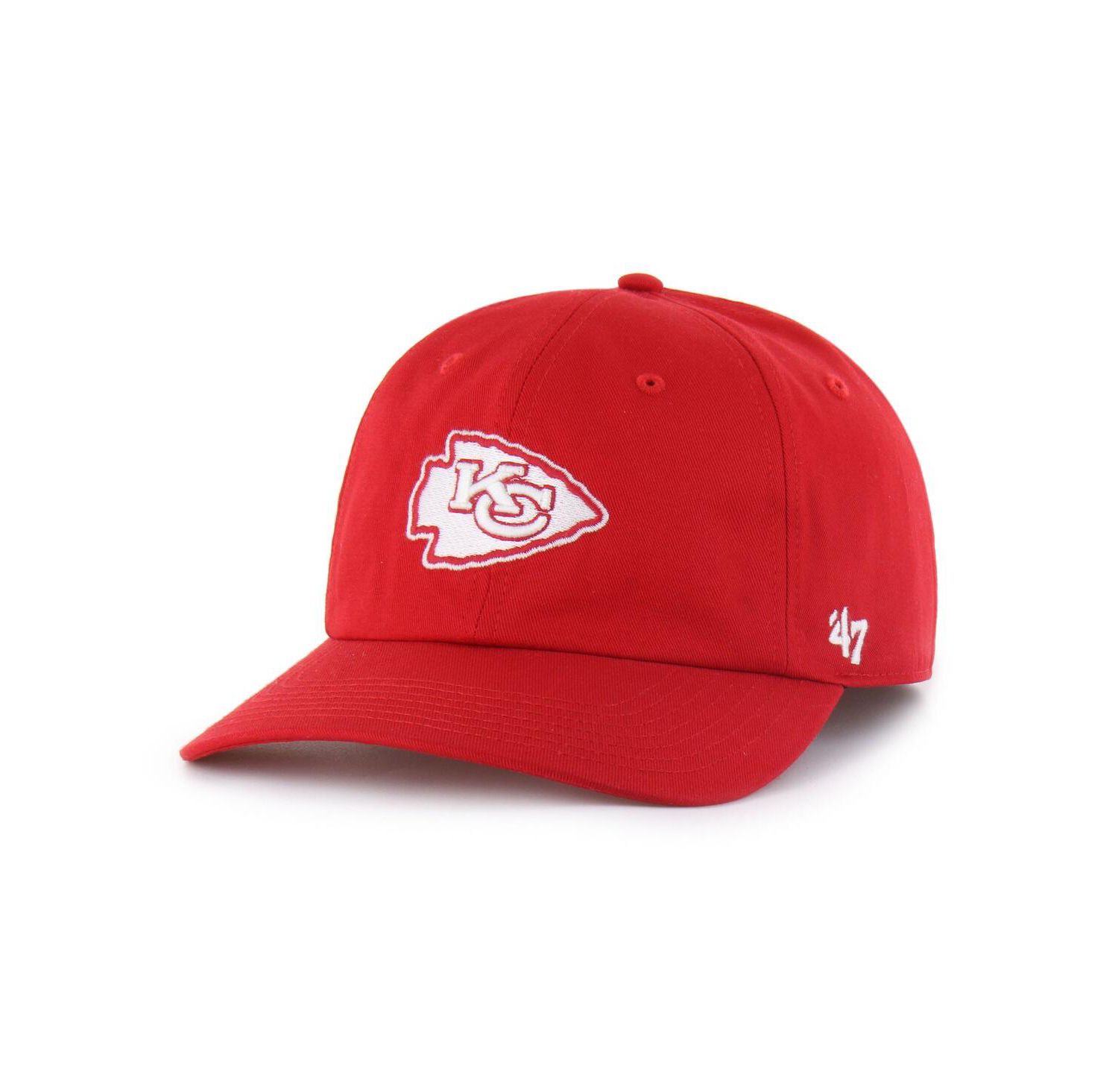 Men's Red Kansas City Chiefs Foundational Franchise Fitted Hat